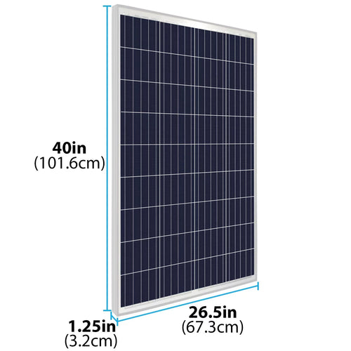 100Watt Sizeolar Panel 12V Poly Battery Charger for Sizeolartech Power SizePM100P-TSize-N