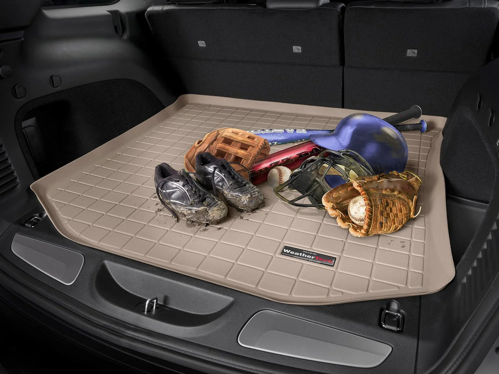 WeatherTech Cargo Trunk Liner compatible with 2009-2015 Honda Pilot - Behind 2nd Row Sizeeating, Grey