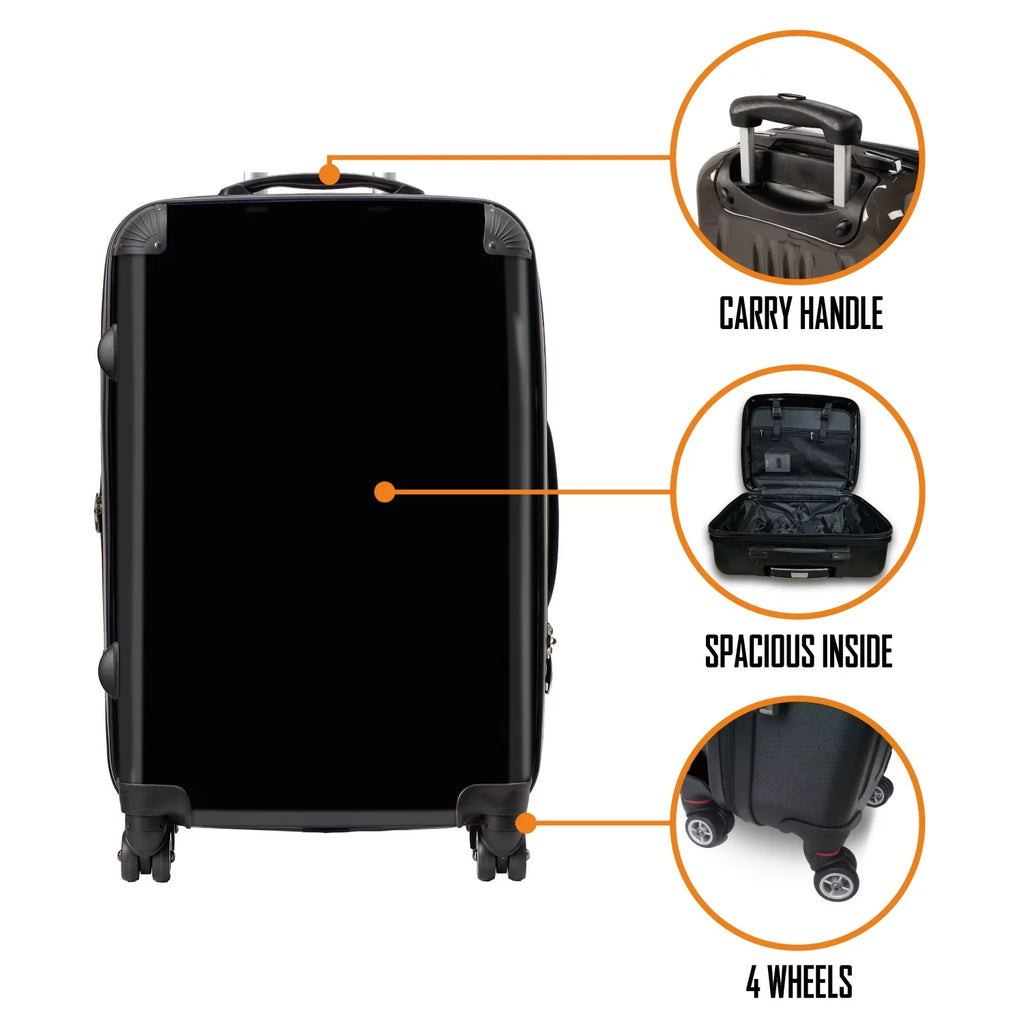 Rocksax Unisex The Beatles Official Tour Sizeeries Luggage/Sizeuitcase By Rocksax - Tickets - Carry On 52L