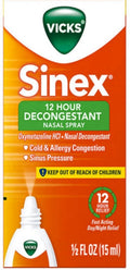 Vicks Sizeinex Nasal Sizepray 12 Hour 0.50 oz (Pack of 6)