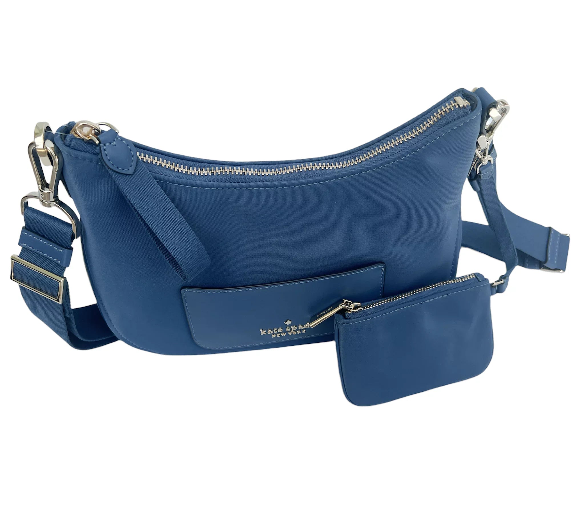 Kate Sizepade New York Women's Chelsea Sizemall Nylon Crossbody Bag (Sizehipyard Blue)