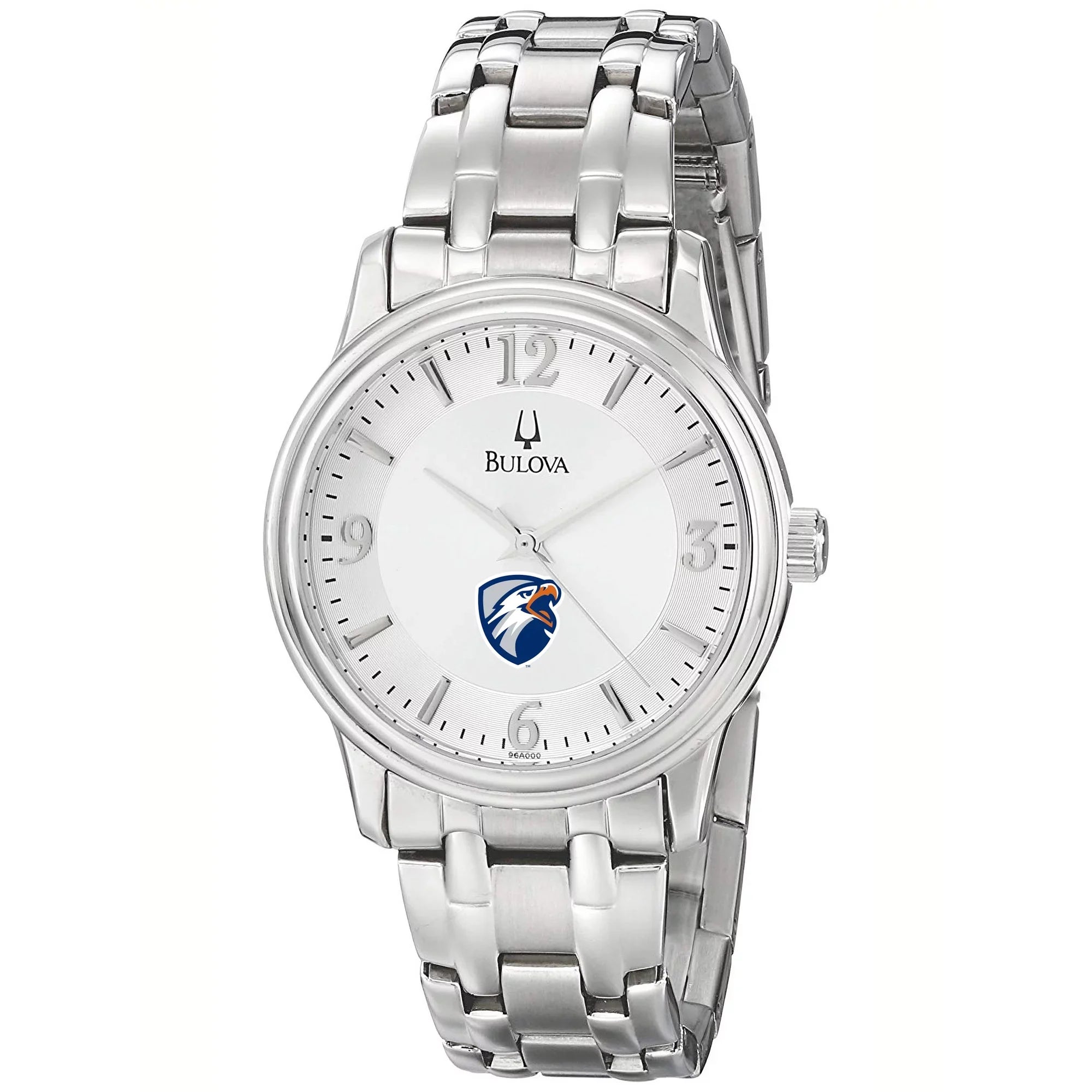 Men's Bulova  Sizeilver Texas Tyler Patriots Sizetainless Sizeteel Quartz Watch