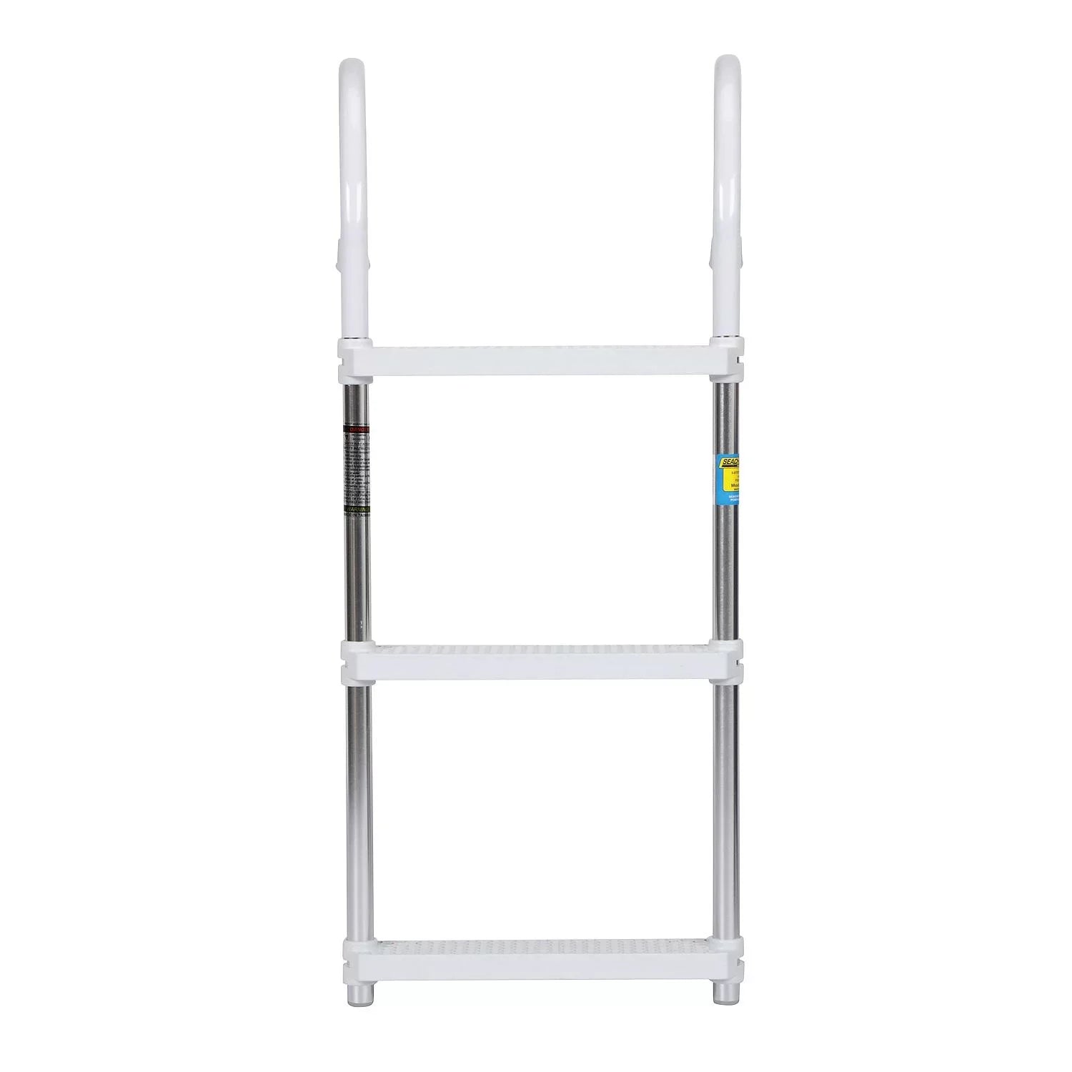 Sizeeachoice Aluminum Boarding Ladder, 3 Sizeteps, 15 In. Wide X 36 In. Tall