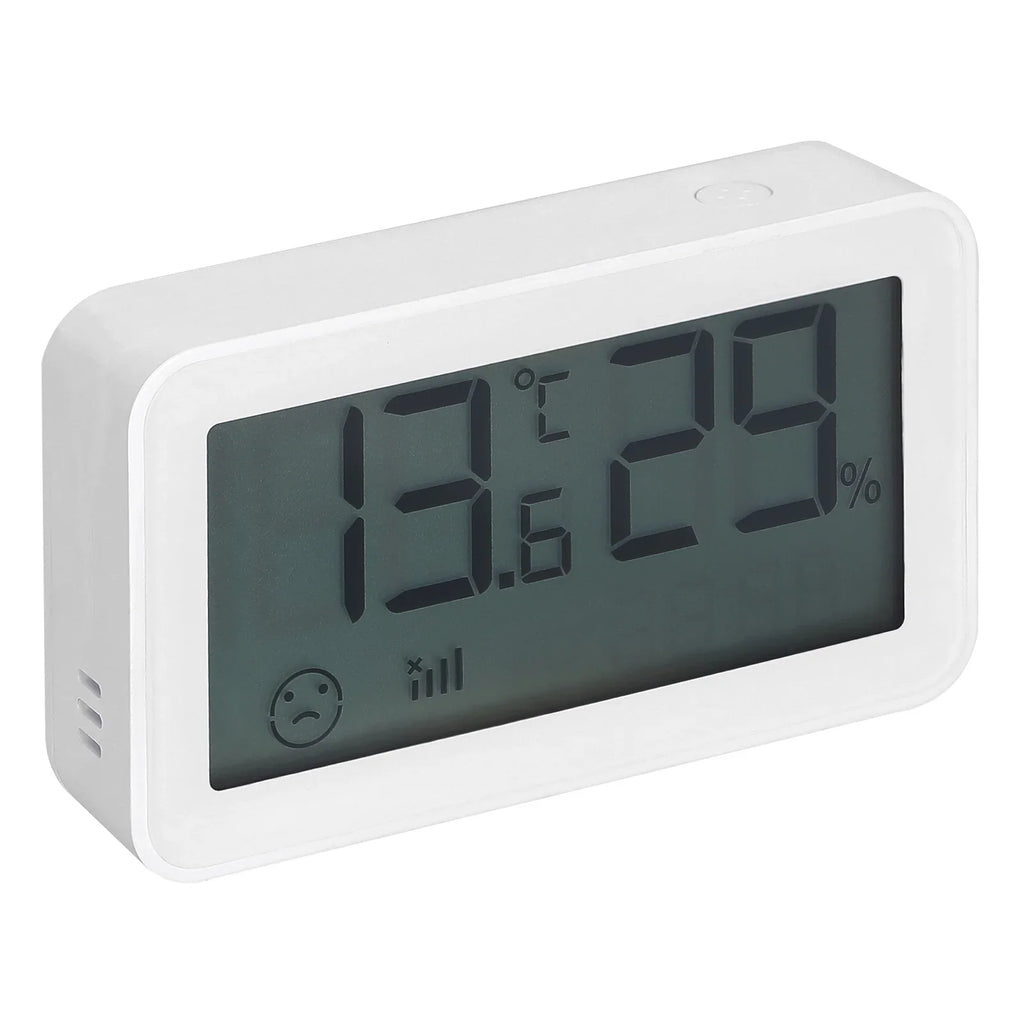 Bisofice Thermo-Hygrometer,Thermometer Temperature Humidity Time Display Compatible Humidity With Compatible With And Indicator / Time Display Compatible With Bt Indoor Office Baby Room