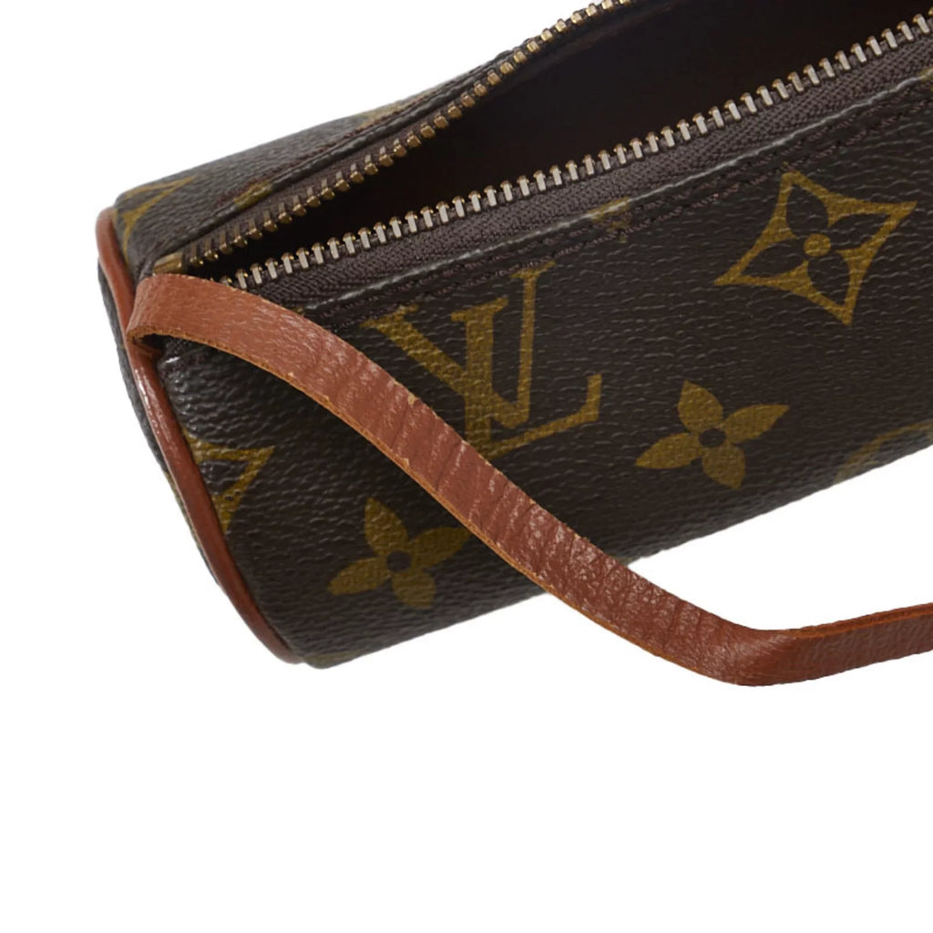Pre-Owned Louis Vuitton Monogram Papillon 30 (Old) Handbag M51385 Brown PVC Leather Ladies LOUISize VUITTON (Good)