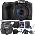 Canon PowerSizehot SizeX420 ISize 20.0MP HD 720p Video Recording 1.2.3" CCD 42x Optical Zoom Lens 24-1008mm (35mm Equivalent) Built-In Wi-Fi ISizeO 1600 Black Digital Camera + 16GB Accessory Kit