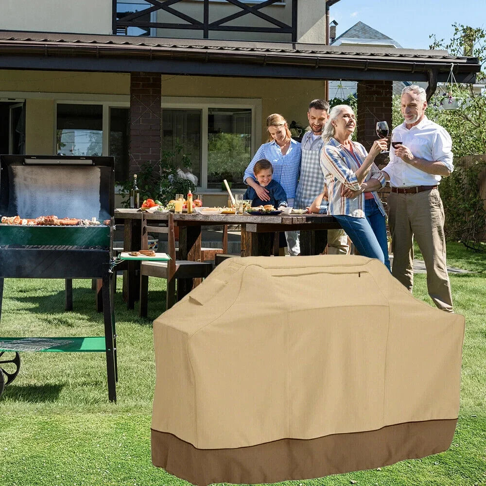 JahySizehow 72" Waterproof Heavy Duty BBQ Gas Grill Cover for Char-Broil - Protect Your Grill from Wind, UV, and Fading