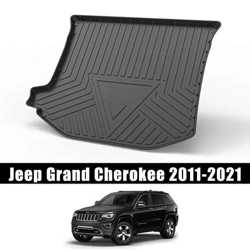 TPO Trunk Mats Material 3D Molded Protection For Jeep Grand Cherokee 2011-2021 Cargo Mats