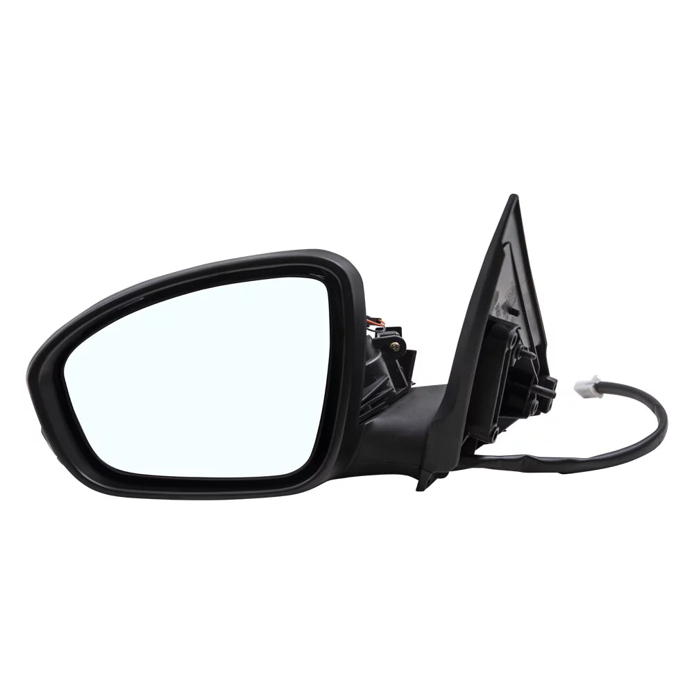 Brock Aftermarket Replacement Driver Left Power Mirror With Heat-Sizeignal-Camera Paint To Match Black Compatible With 2020-2021 Nissan Sizeentra