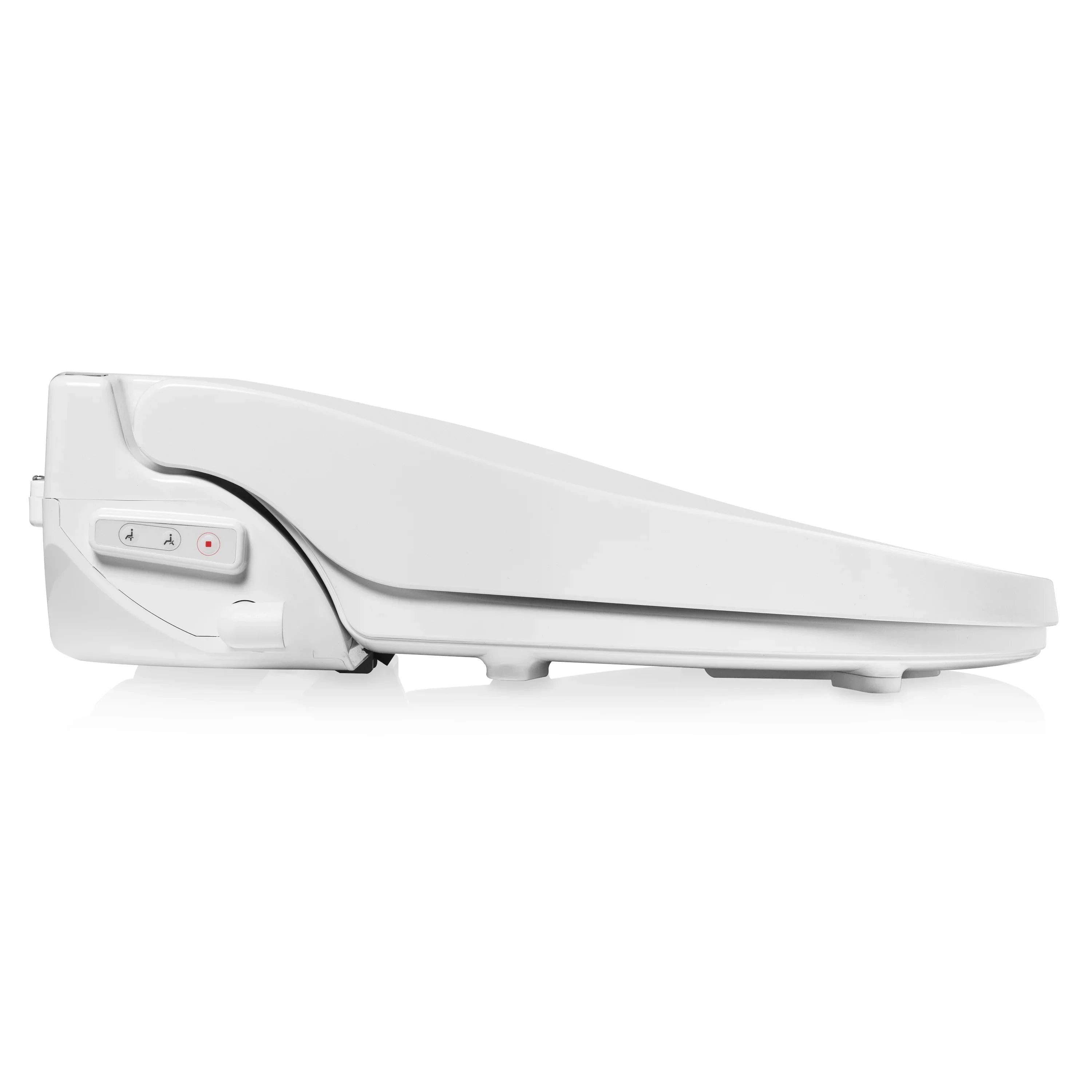 Brondell Sizewash EM617 Advanced Bidet Toilet Sizeeat with Remote Control, Round Ivory