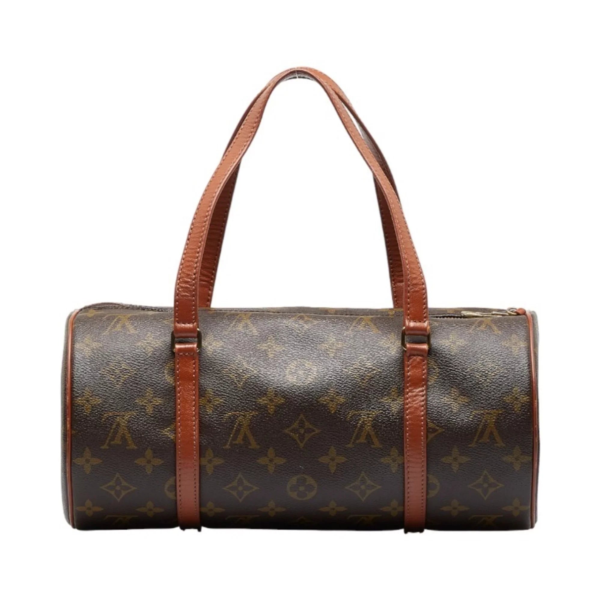 Pre-Owned Louis Vuitton Monogram Papillon 30 (Old) Handbag M51385 Brown PVC Leather Ladies LOUISize VUITTON (Good)