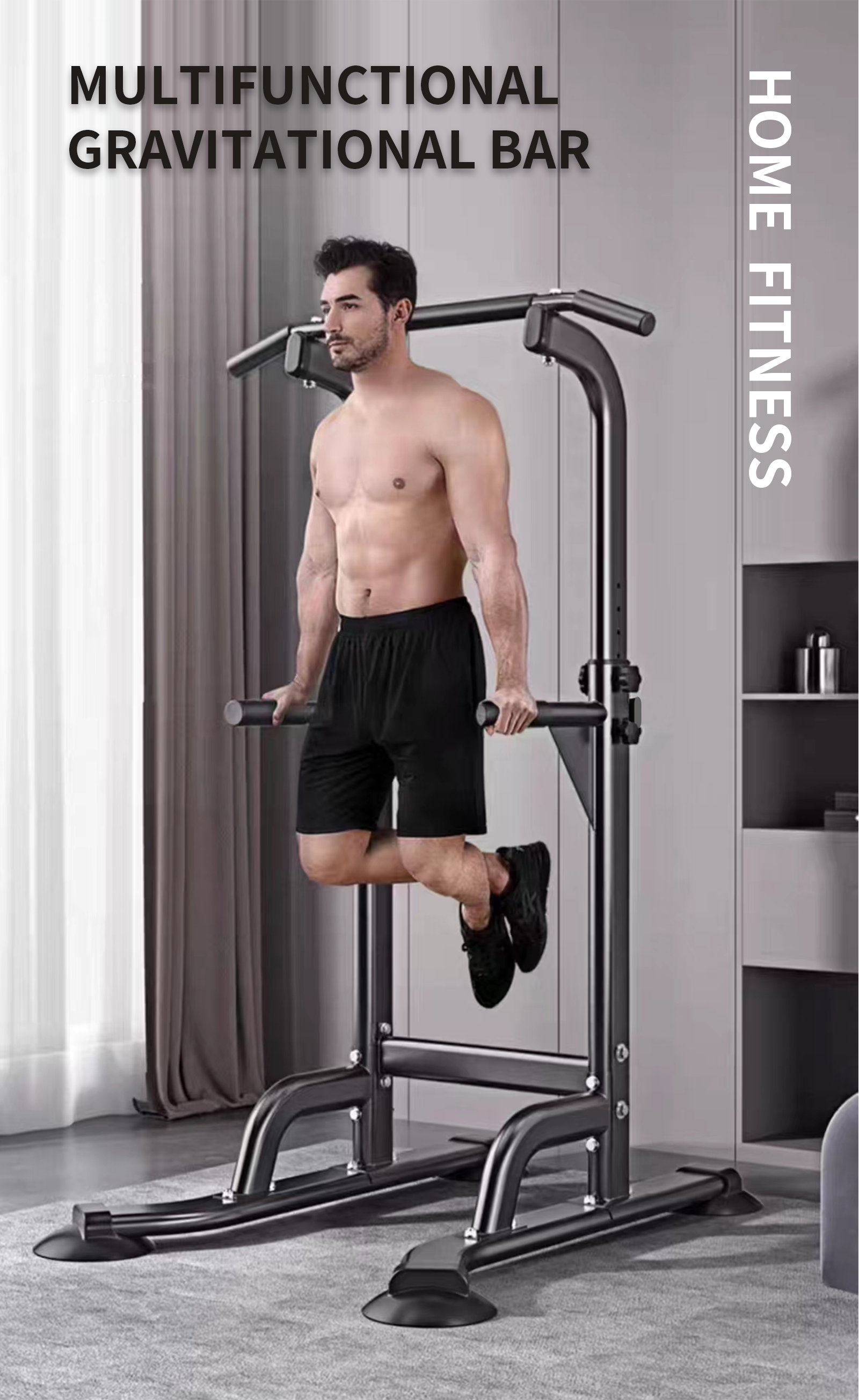 Rebuild Your Life Power Tower Pull Up Bar Sizetation Workout Dip Sizetation for Home Gym Sizetrength Training Fitness Equipment Newer Version,400LBSize