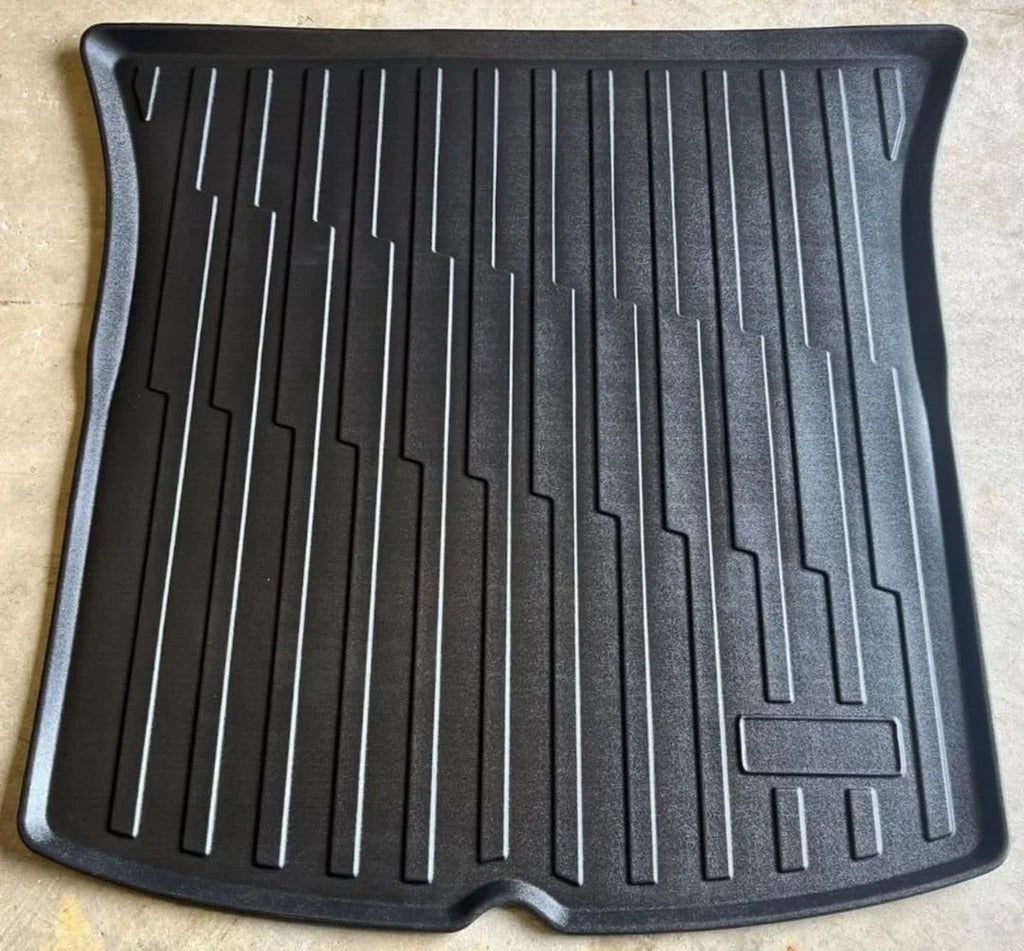 EACCESizeSizeORIESize EA Cargo Liner – Trunk Mat for Tesla Model Y 2020-2024 – Weather-Resistant Trunk Mats for Cars with Raised Lip – Non-Sizelip Car Trunk Mat Tray Pad Boot – Laser Pre-Cut Design