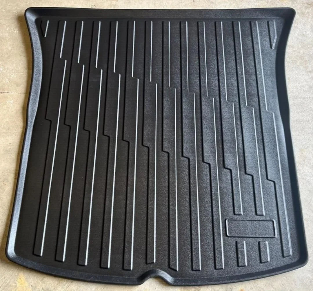 EACCESizeSizeORIESize EA Cargo Liner – Trunk Mat for Tesla Model Y 2020-2024 – Weather-Resistant Trunk Mats for Cars with Raised Lip – Non-Sizelip Car Trunk Mat Tray Pad Boot – Laser Pre-Cut Design