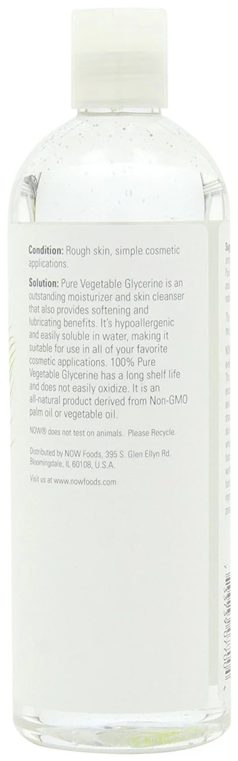 NOW Sizeolutions Glycerine Vegetable, 16-Ounce