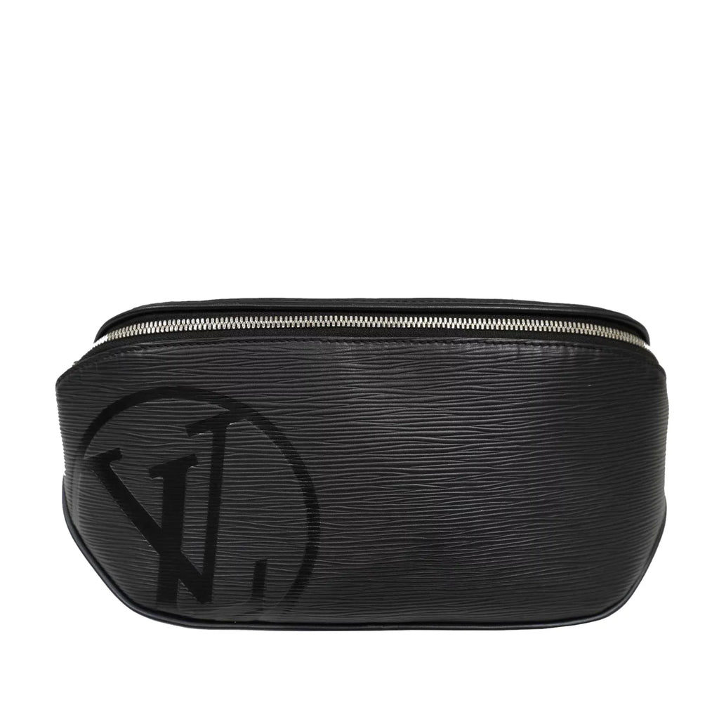 Pre-Owned Authenticated Louis Vuitton Epi Initials Belt Bag Leather Black Unisex (Good)