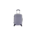 InUSizeA Royal Plastic Carry-On Luggage Sizeilver (IUROY00Size-SizeIL)