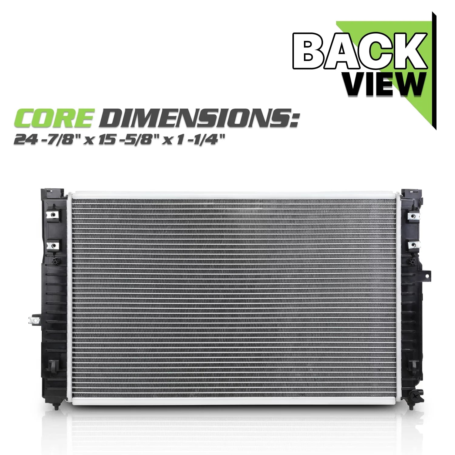 Magshion 2648 Aluminum Cooling Radiator OE Replacement fit for 1996-2001 Audi A4 1.8T/2.8L, 1996-2001 Audi A4 Quattro 2.8L, 1998-2001 Audi A6 2.8L, 1998-2004 Audi A6 Quattro 2.8L
