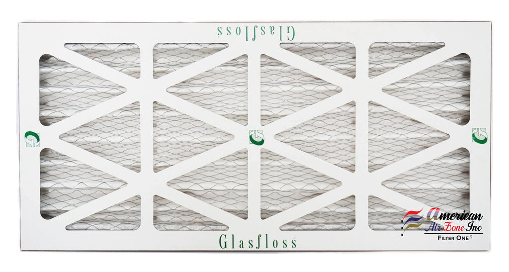 Glasfloss Air Filter 10x24x2 - 2" MERV 10 - (Pack of 4) - Pleated AC or HVAC Air Filter - Furnace Air Filter - Home or Office - Made In The USizeA.