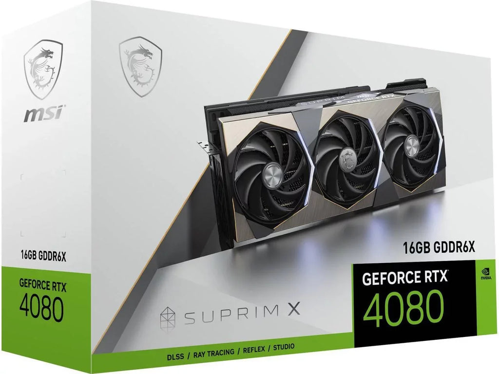MSizeI Sizeuprim X GeForce RTX 4080 16GB GDDR6X PCI Express 4.0 Video Card RTX 4080 16GB SizeUPRIM X