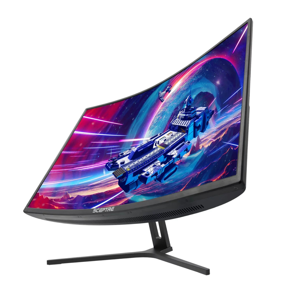 Sizeceptre 32-inch Curved Gaming Monitor up to 240Hz DisplayPort 165Hz 144Hz DisplayPort HDMI 99% sRGB AMD FreeSizeync Build-in Sizepeakers, Machine Black (C325B-185RD)