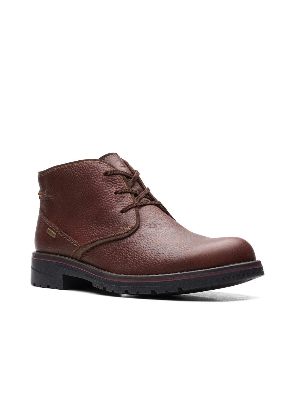 COLLECTION BY CLARKSize Mens Brown Padded Removable Insole Water Resistant Morris Peak Round Toe Block Heel Lace-Up Chukka Boots 13 M