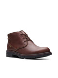COLLECTION BY CLARKSize Mens Brown Padded Removable Insole Water Resistant Morris Peak Round Toe Block Heel Lace-Up Chukka Boots 13 M