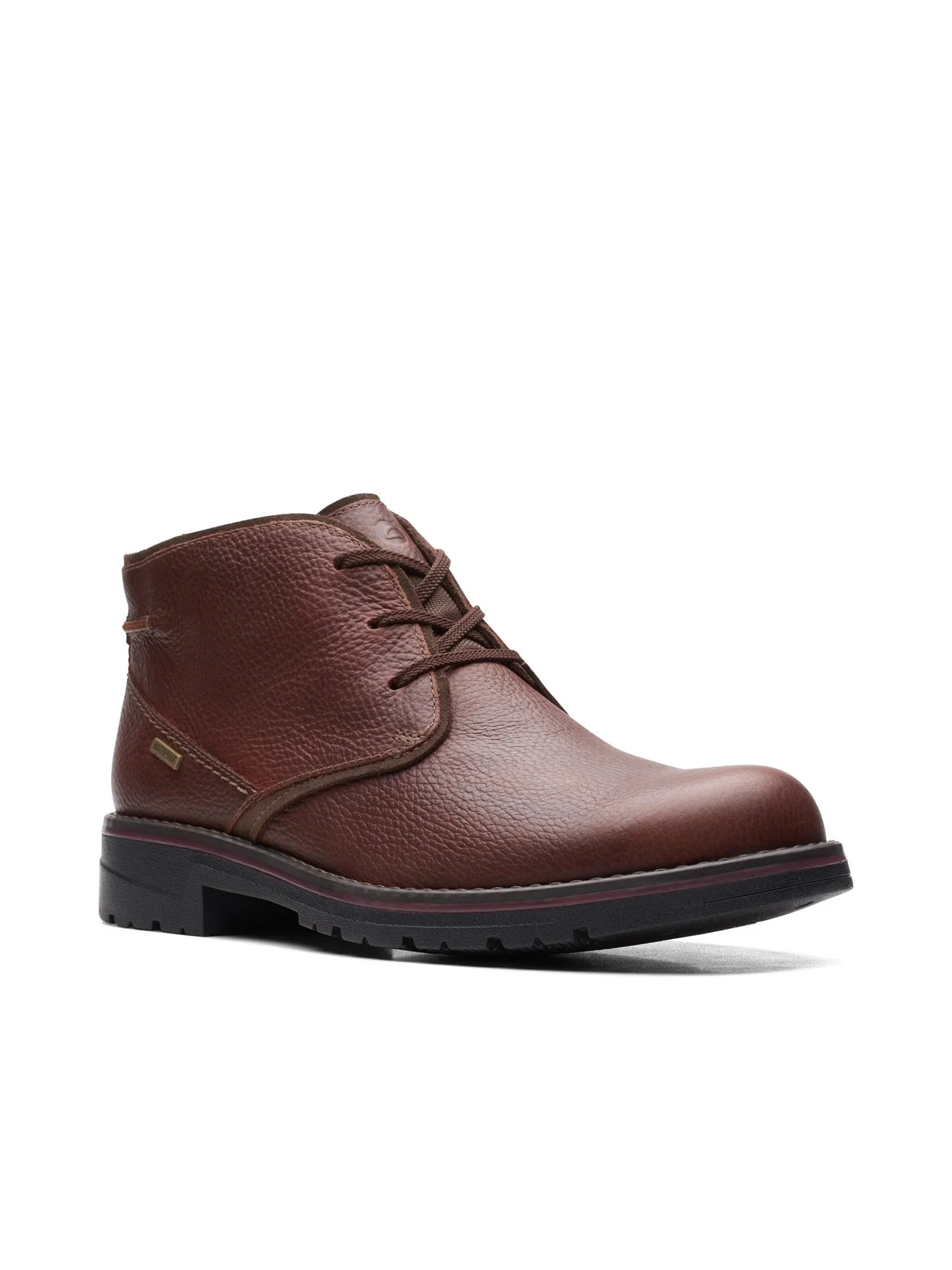 COLLECTION BY CLARKSize Mens Brown Padded Removable Insole Water Resistant Morris Peak Round Toe Block Heel Lace-Up Chukka Boots 13 M
