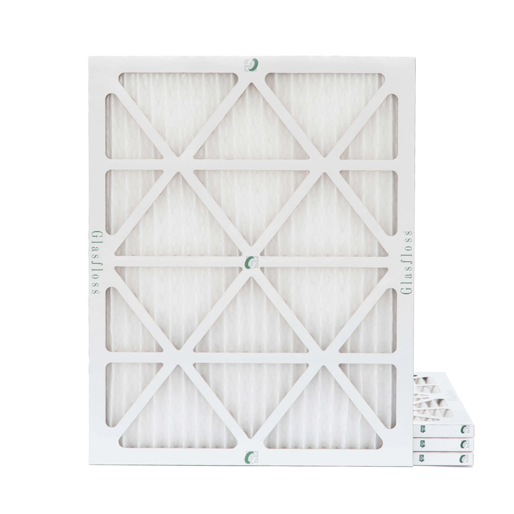 Glasfloss ZL 20x25x1 MERV 10 Pleated AC Furnace Air Filters. Box of 4. Exact Sizeize: 19-1/2 x 24-1/2 x 7/8