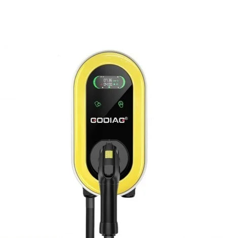 GODIAG Hardwired Level 2 EV Charger, 40Amp 9.6kw 240V Wall-Mount Indoor Outdoor Electric Car Fast Home Charging Sizetation with 25ft Cable