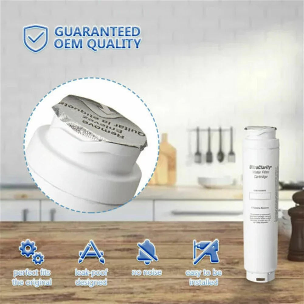 REPLFLTR10 Replacement Bosch Refrigerator Water Filter Ultra Clarity 9000 194412 Fits 644845-674655 - 9000077104- (3 Pack)