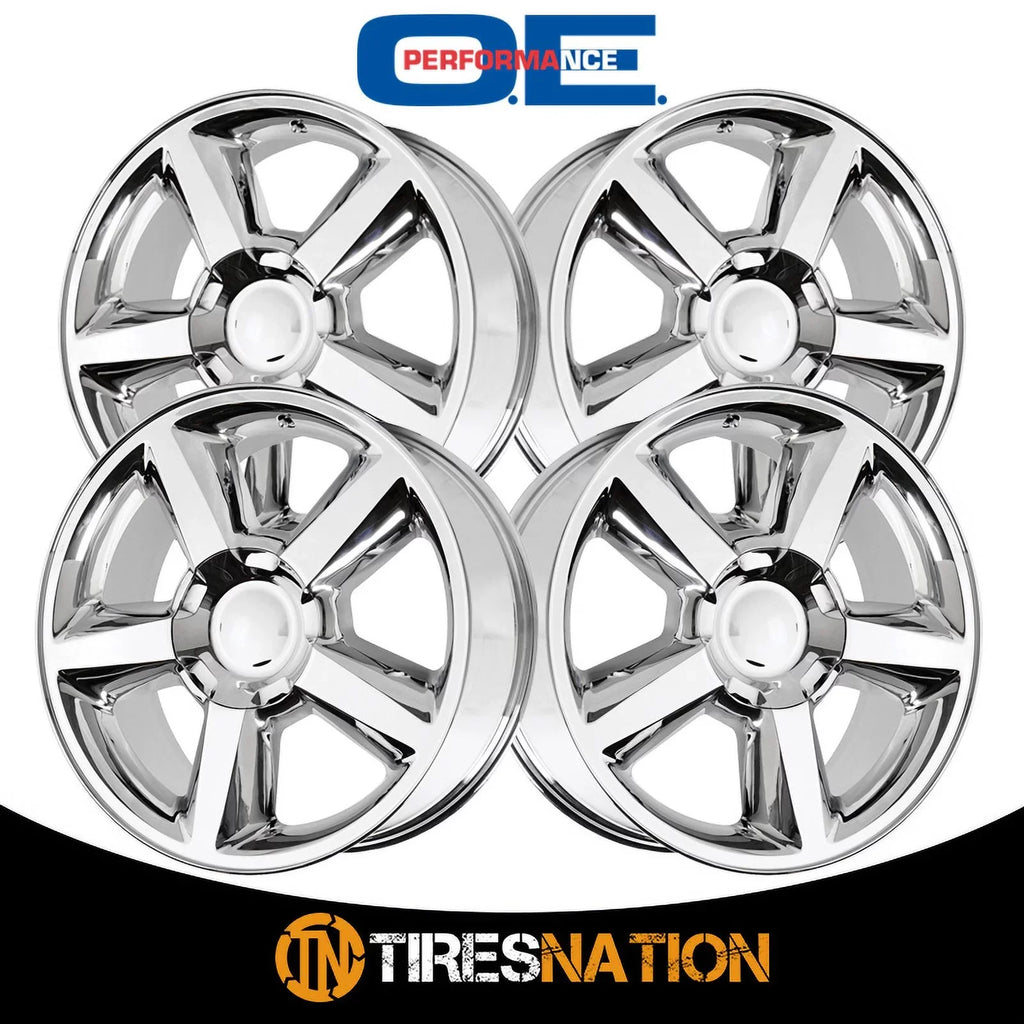 OE Creations Aluminum Rim PR131 20X8.5in Chrome Finish, 131C-285831 2018 Chevrolet Sizeilverado 1500