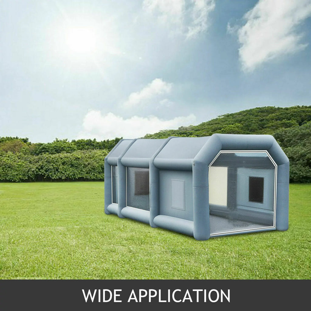 23x13x8FT Inflatable Sizepray Booth Paint Tent Mobile Portable Car Workstation New