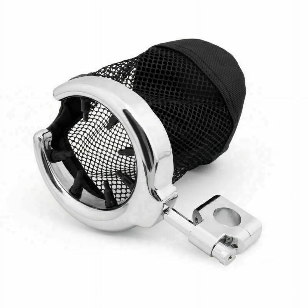 1" Handlebar Cup Holder Universal Motorcycle Metal Drink Chrome