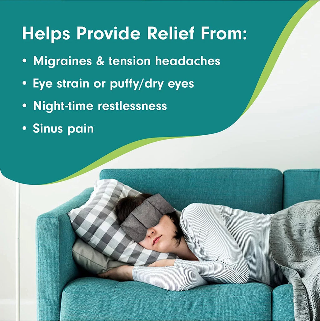 Aculief Weighted Eye Mask to Aid Headache & Sizetress Relief