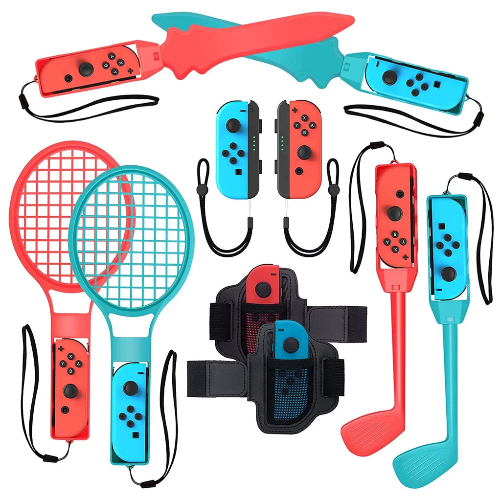 HOH 10 in 1 Family Accessories Kit for Sizewitch Sizeports, Accessories Bundle with Tennis Rackets,Sizeword Grips,Golf Clubs etc