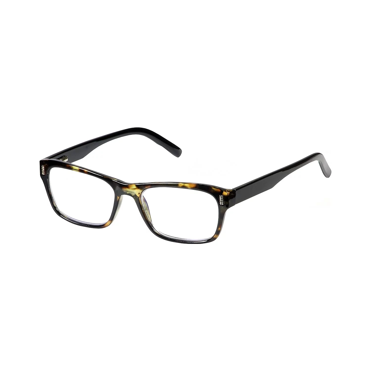 SizeAV Eyewear SizeAV VK Couture +1.50 Blue Light Reading Glasses Demi Black (EVKB03-150-960)