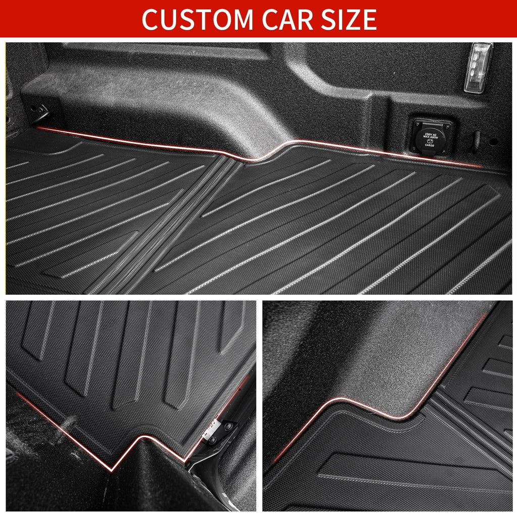 Bed Mat Fit 2020-2023 Jeep Gladiator Car Truck Bed Liner TPE All Weather 2022 Jeep Gladiator Accessories