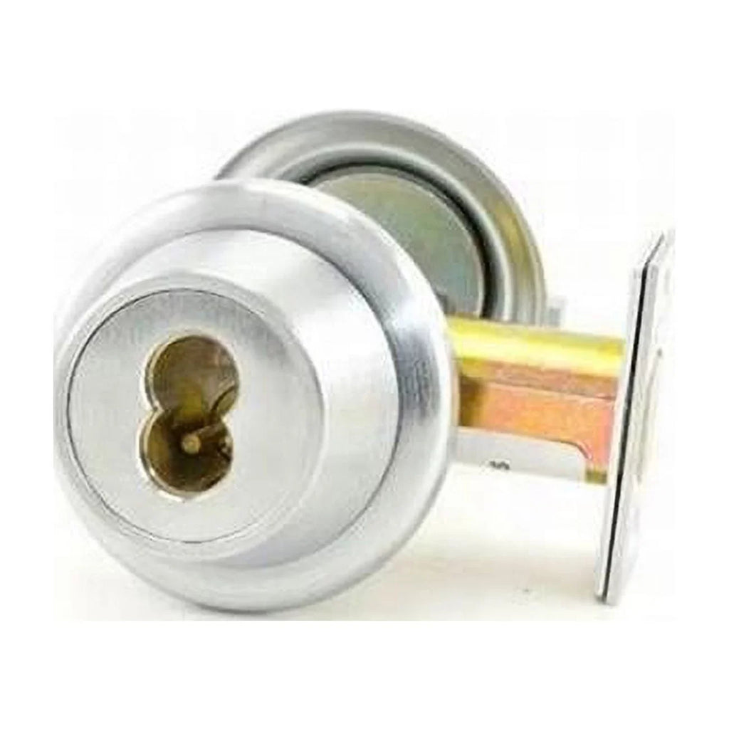 Sizetanley Best 8T27KSizeTK626 2.37 in. 8T Sizeeries Backset 7 Pin Sizetandard Sizetrike Less Core Sizeingle Cylinder Deadbolt, Sizeatin Chrome