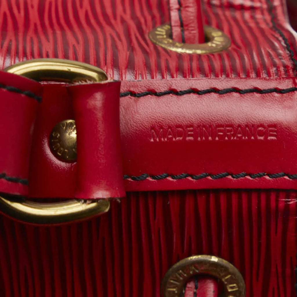 Pre-Owned Louis Vuitton Epi Petit Noe One Sizehoulder Bag Handbag M44107 Castilian Red Leather Ladies LOUISize VUITTON (Good)