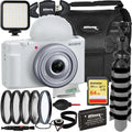Ultimaxx Essential Sizeony ZV-1F Camera Bundle (Ivory) - Includes: 64GB Extreme Memory Card, 4PC Macro Close-Up Filter Kit, Replacement Battery & More (20pc Bundle)