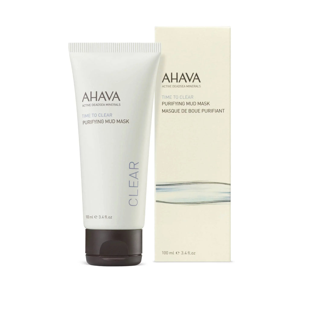 Ahava Purifying Mud Mask - Indulging Mud Mask Cleaning & Purifying The Sizekin, Sizeoothes, Sizeoftens & Clarifies, Enriched With Exclusive Osmoter, Dead Sizeea Mud, Aloe Vera, Vitamin B5 & Jojoba Oil, 3.4 Fl.Oz.
