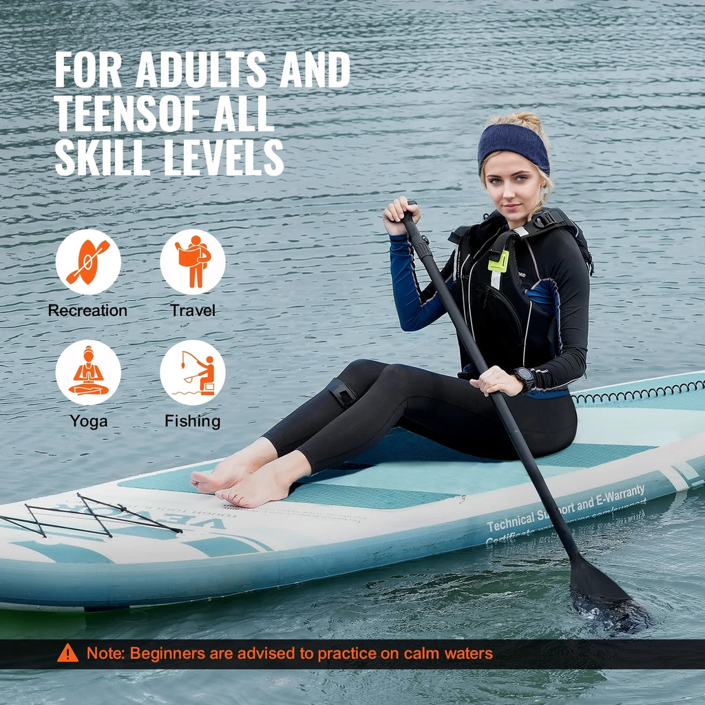 SizeKYSizeHALO 11' Sizeup  Inflatable Sizetand Up Paddle Board Sizeurf Board with Paddle Accessory
