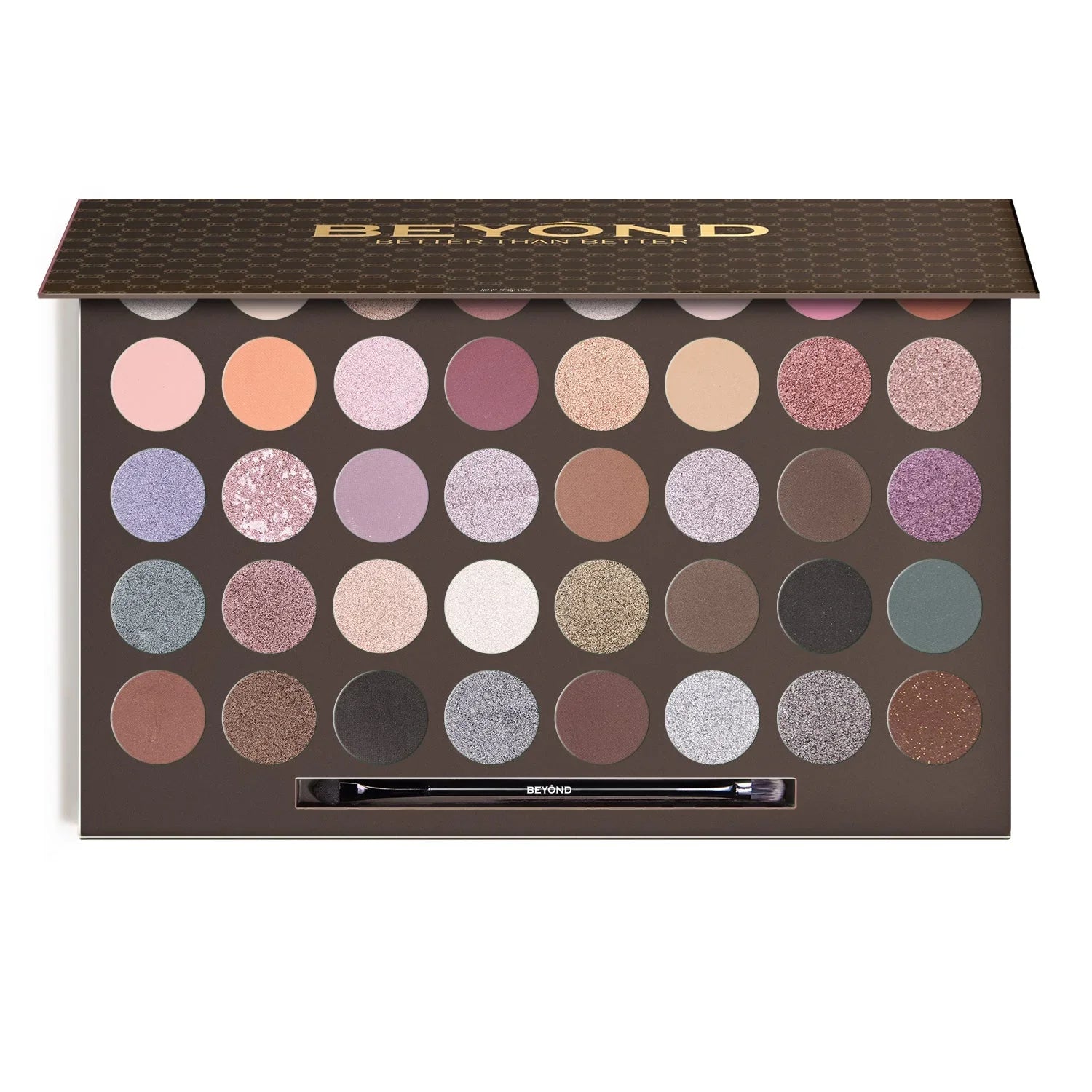 BEYOND SizeAVAGE PRO 40 Colors Sizehimmer & Matte Highly Pigment Eyeshadow Palette.