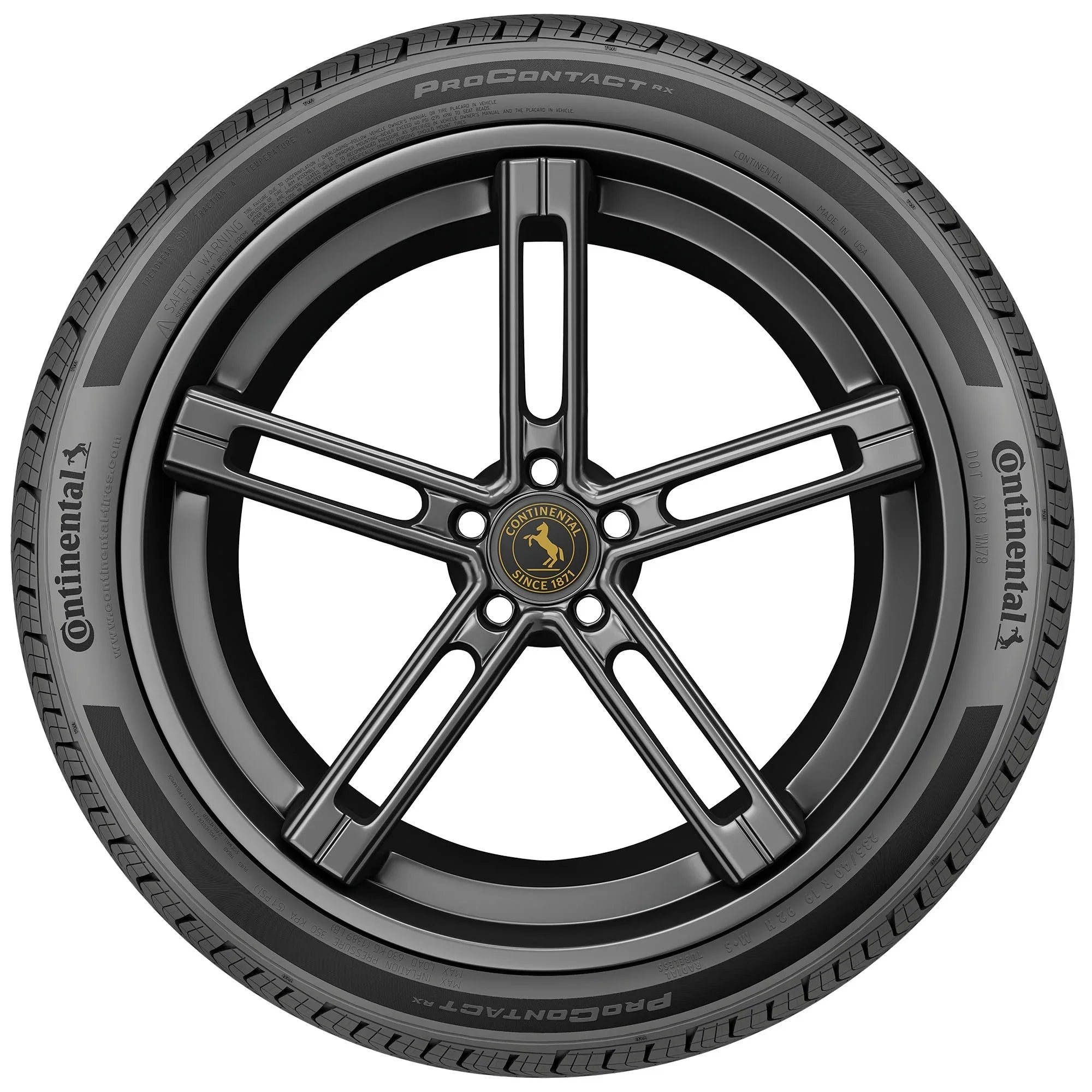 Continental ProContact RX All Sizeeason 225/50R17 94V Passenger Tire