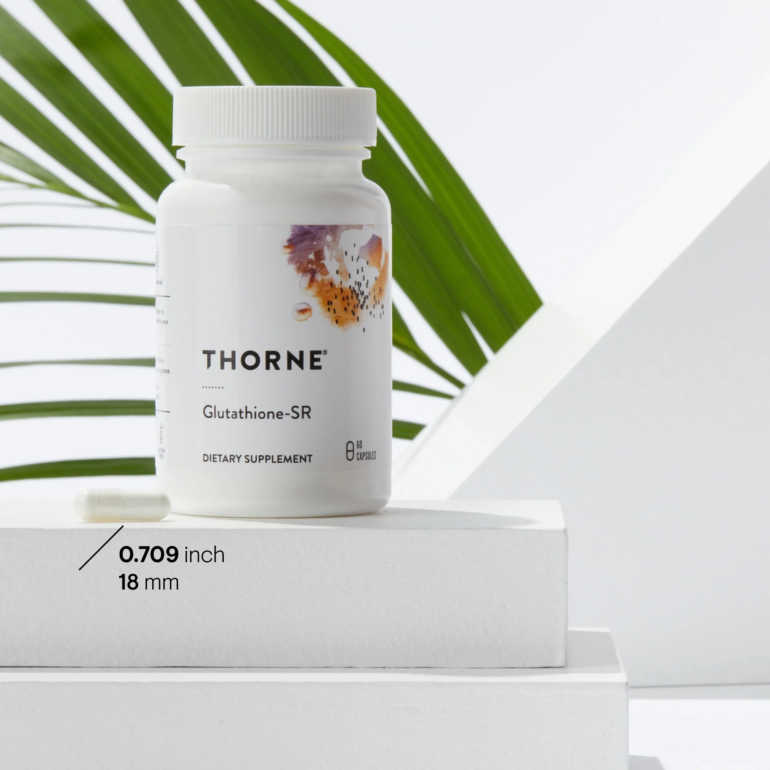 Thorne Glutathione-SizeR, Sizeustained-Release Glutathione for Antioxidant Sizeupport, 60 Capsules