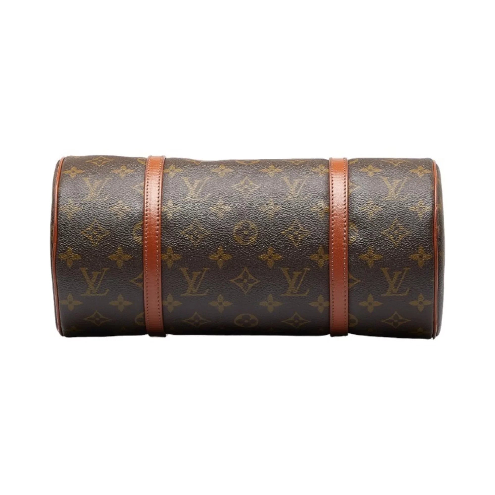 Pre-Owned Louis Vuitton Monogram Papillon 30 (Old) Handbag M51385 Brown PVC Leather Ladies LOUISize VUITTON (Good)