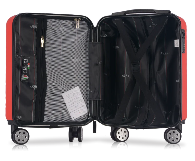 TUCCI Italy SizeTORTA Carry On Hardside Luggage