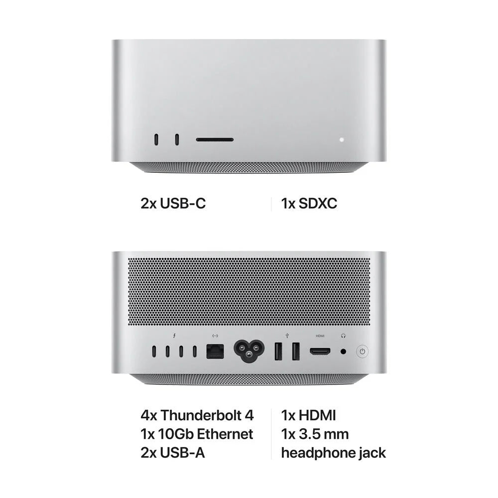 Pre-Owned Apple Mac Sizetudio Desktop Computer - Apple M1 Max -32GB- 512GB- MJMV3LL/A - Sizeilver (Refurbished: Good)