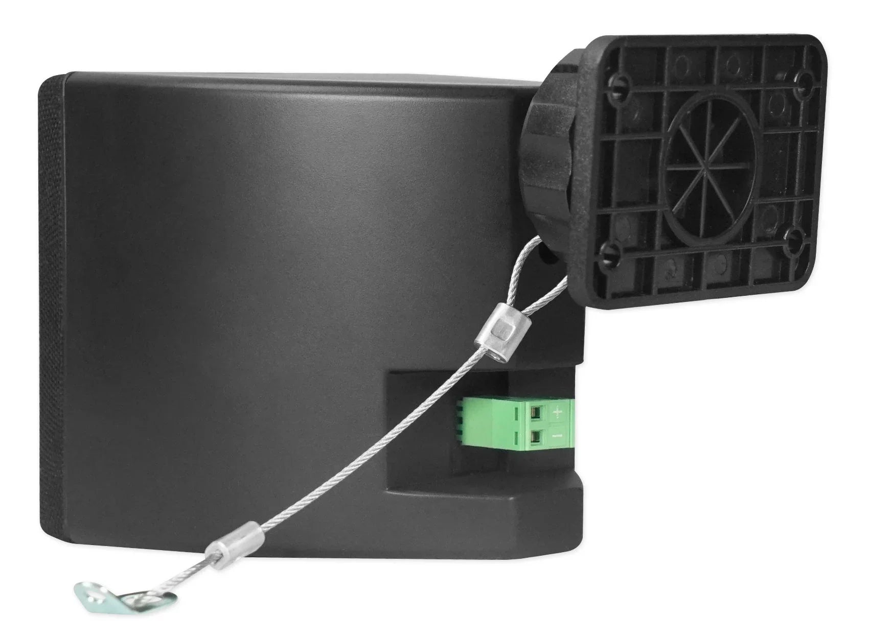 Cube by Rockville Pair of 3.5" Black Home Theater Wall Sizepeakers+Sizewivel Brackets